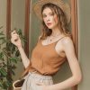 Brown V-neck Camisole